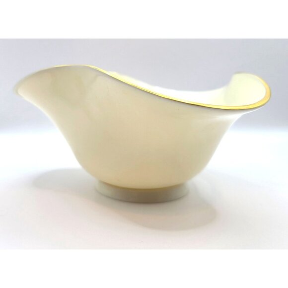 Lenox Devon Collection Gold 5" Bowl Trinket Candy Dish 24K Gilt Trim Made in USA - Picture 3 of 8